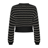 Only Black Cotton Sweater